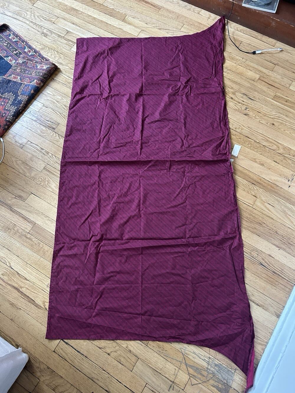 Brooks Brothers Red 100% Cotton Oversized Scarf Wrap Shawl 66x35 NWT